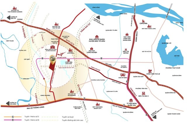 Hoài Đức khởi công tuyến LK6, gấp rút hoàn thiện các tiêu chí lên quận - Ảnh 2.